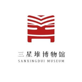 三星堆博物馆logo设计红色中国风印章