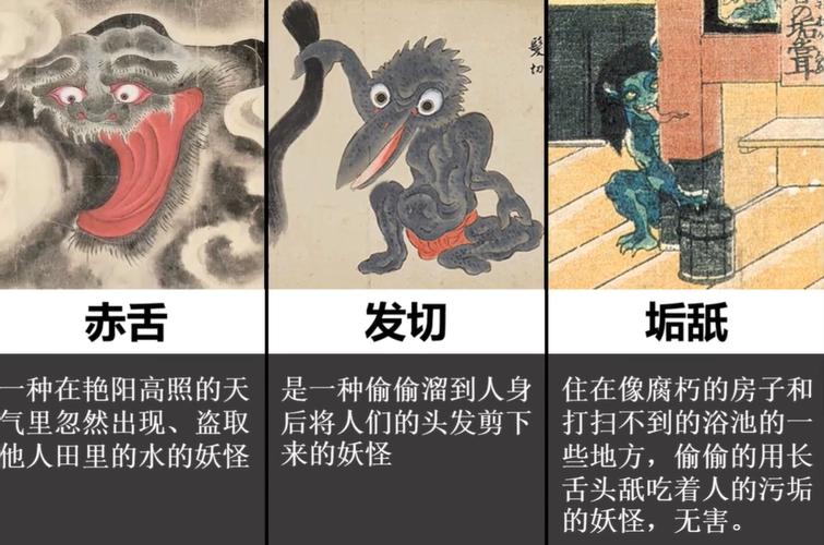 日本民间传说中的妖怪,除了雪女,河童,你们还知道哪些?