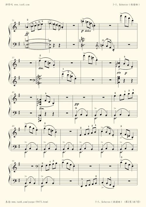 诙谐曲)[edvard grieg(爱德华·格里格)]-z0861-edvard grieg小提琴谱