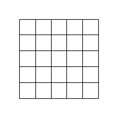 5乘5网格中有多少个正方形