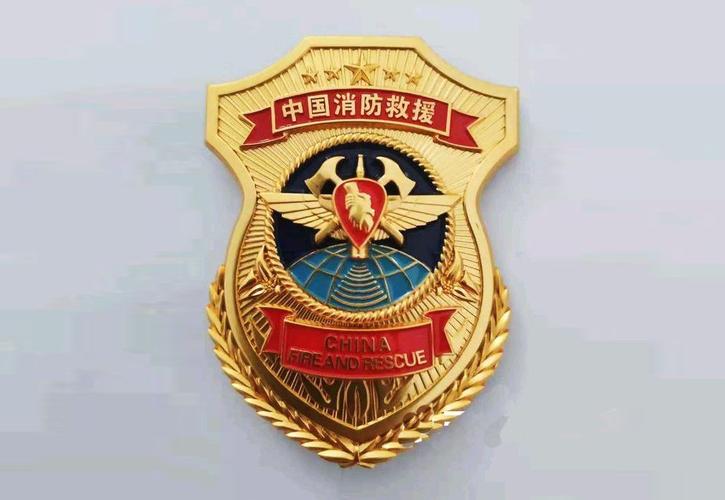 唐艺昕裙子上中国消防救援胸徽上的英文是什么意思位于红色企业海关