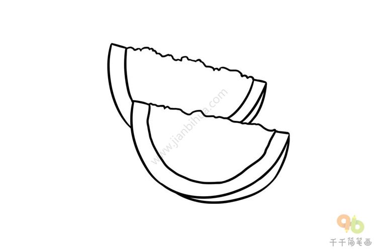 海南美食椰子饭简笔画