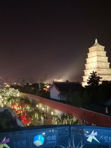 西安大悦城观景台夜景,太美了