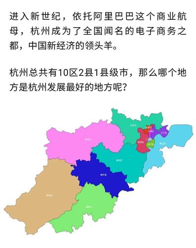 杭州的区,县排名有你的家乡吗?