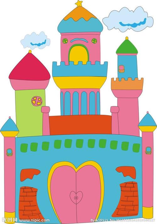 博士友天行幼儿园大二班绘画《漂亮的城堡》