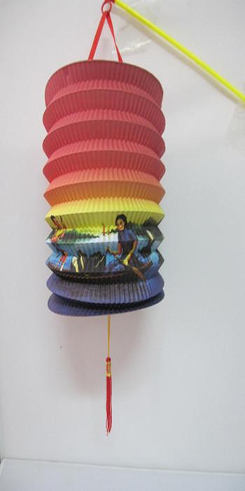 2013年中秋风琴灯 卡通灯笼系列 荷塘月色图案 节日特价出售