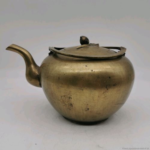 民国铜茶壶黄铜茶壶