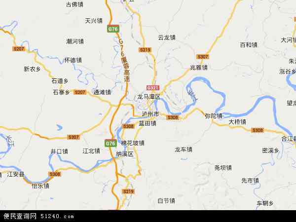 中国 四川省 泸州市 江阳区江阳区卫星地图 本站收录有:2021江阳区