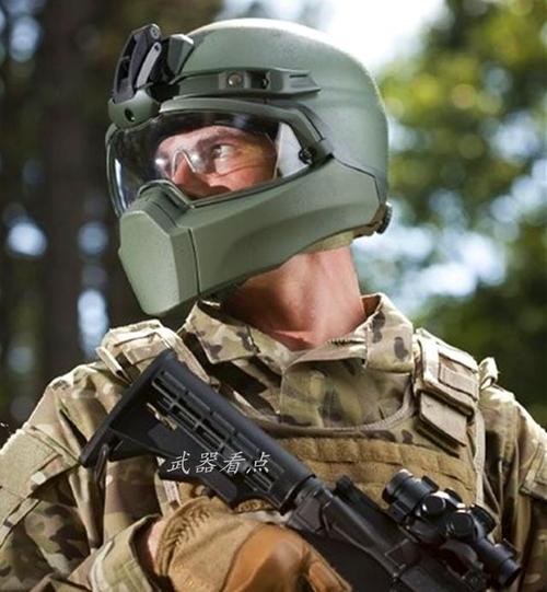 军事丨美军新一代"光环"防弹头盔