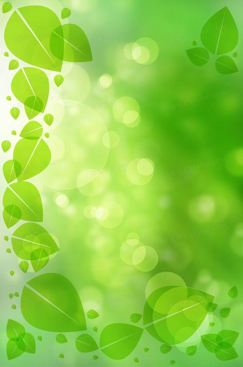 绿叶 树叶 植物 桌面 1200_2133 竖版 竖屏 手机草地壁纸高清-绿色