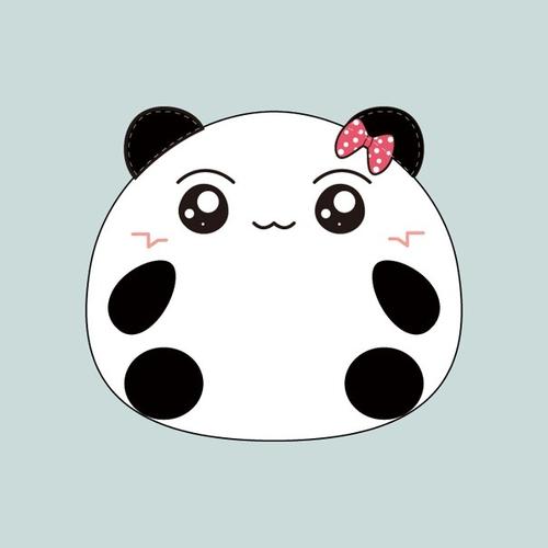 印花矢量图t恤图案可爱卡通卡通动物熊猫免费素材