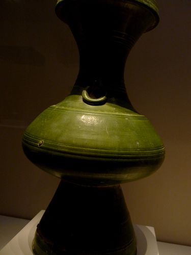国博东汉绿釉陶壶
