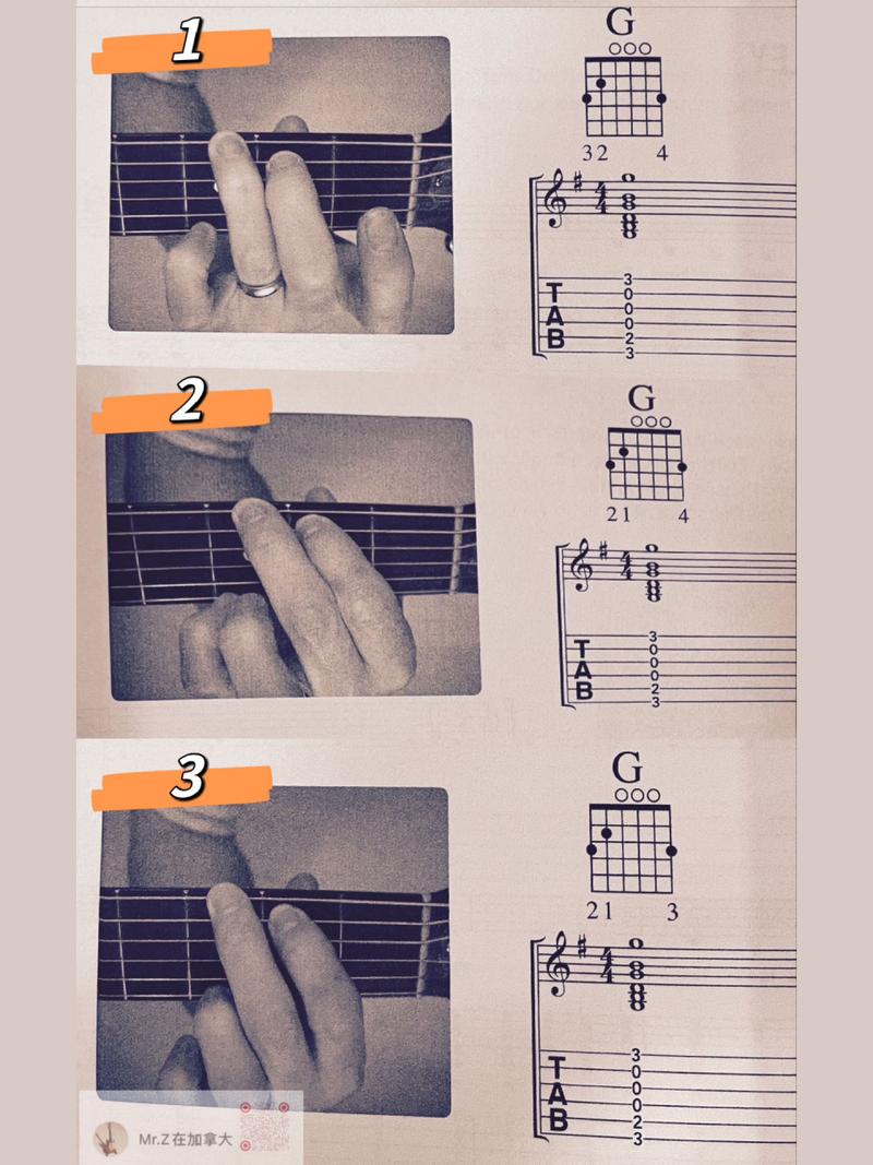 一张图完全理解吉他和弦 之"g和弦" 92 g和弦的组成音是g b d,在