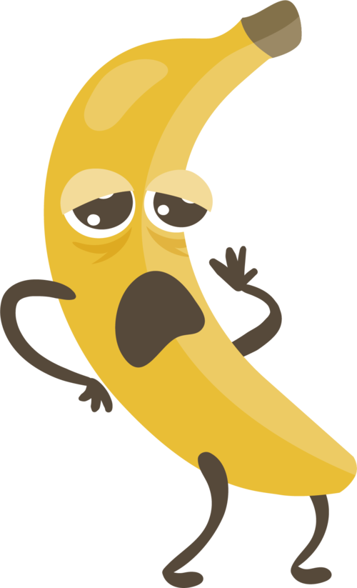 卡通手绘香蕉水果png元素图片
