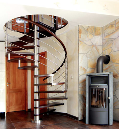 家居装修,家里楼梯装修,可以采用这7种风格的旋转楼梯