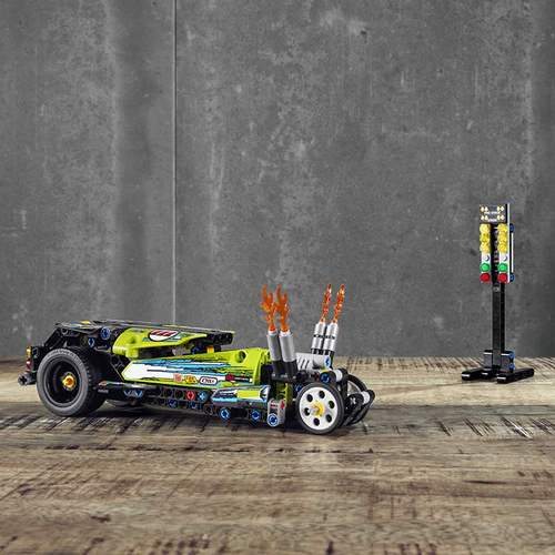 玩具lego乐高2020新品机械男孩42103绿色改装塑料积木