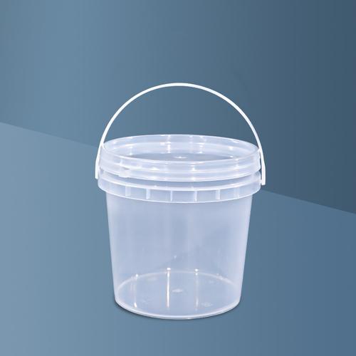 食品级2l塑料桶塑料提手带盖透明圆桶涂料桶甜面酱密封桶现货