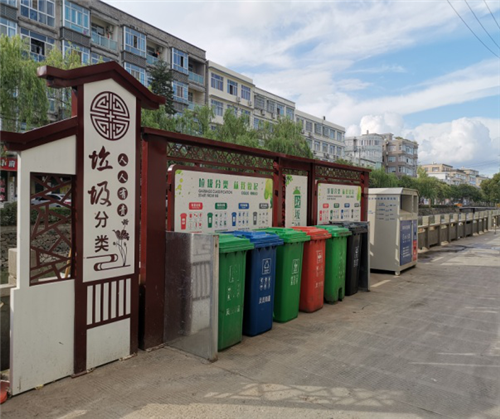 省专项工作督导组赴灵昆街道督导生活垃圾分类工作