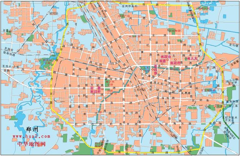 郑州城市规划全图(2008—2020年)以及郑州相关地图大集合