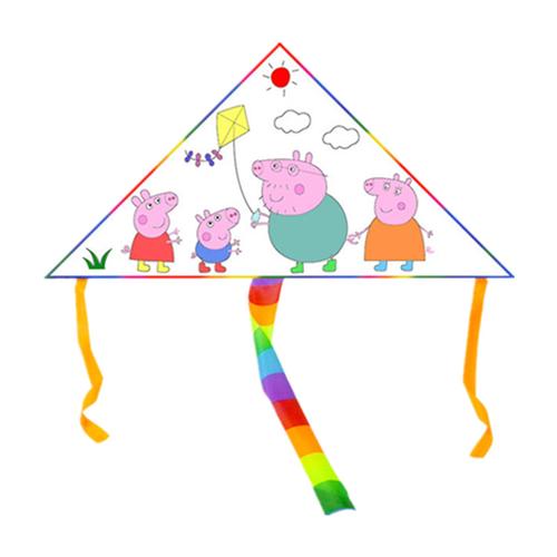 风筝儿童教学手工diy材料幼儿园空白涂鸦绘画风筝