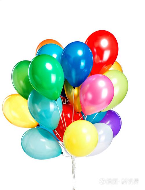五颜六色的大气球照片-正版商用图片1l6f8w-摄图新视界