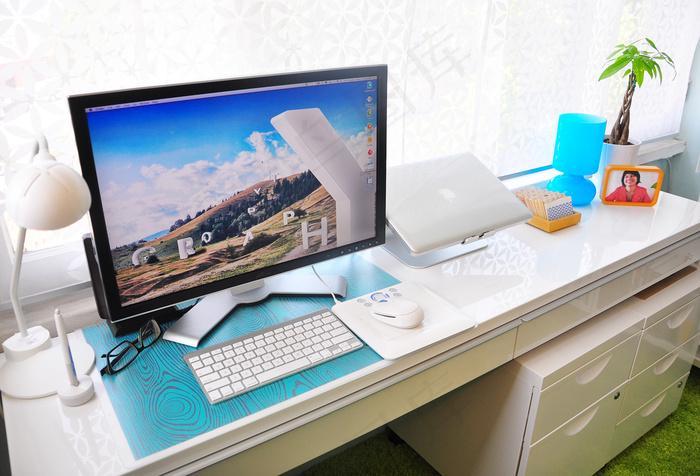 电脑台式电脑电脑桌显示屏办公桌新家庭办公室