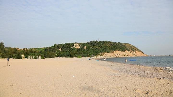 366公顷人工沙滩桂山岛海豚湾沙滩即将旧貌换新颜