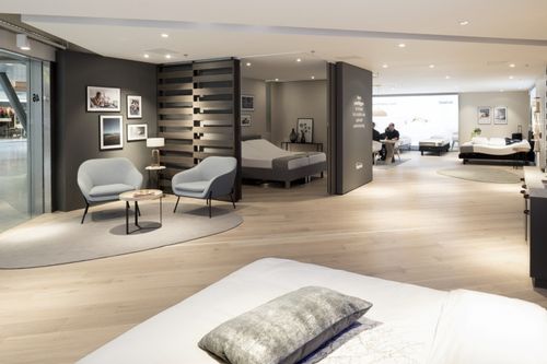 tempur泰普尔床垫旗舰店店铺空间设计,新北欧酒店风格