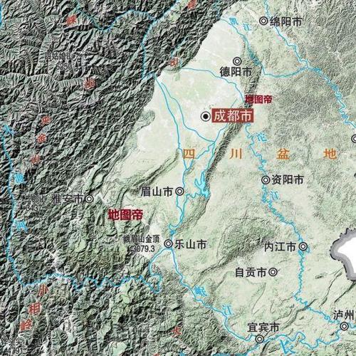 最新版四川省2021年高清地形图建议收藏