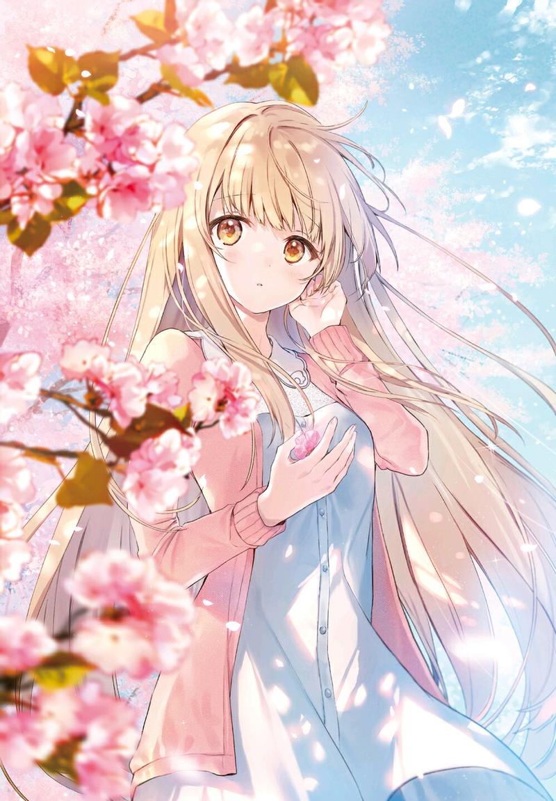桜の花|二次元里的唯美樱花少女图集