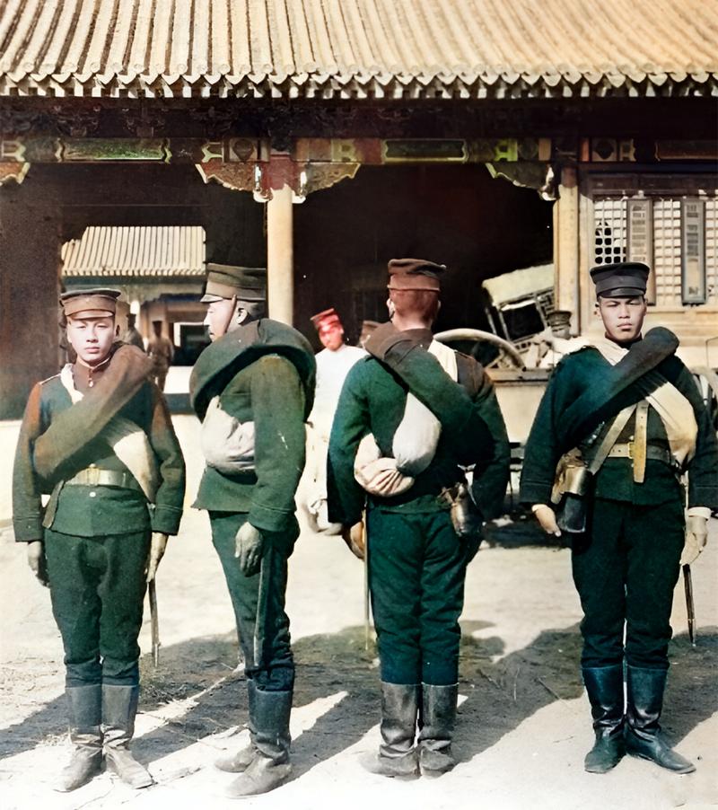 1900年,八国联军中的日军士兵.