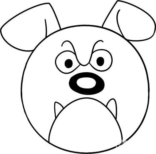 图片牛头梗简笔画简笔画狗头的背景狗头的简笔画2儿童卡通狗头简笔画
