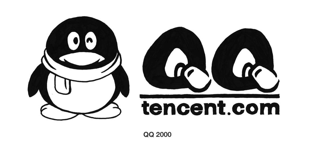 qq品牌从logo看蜕变之路胖乎乎企鹅已经减肥成功了