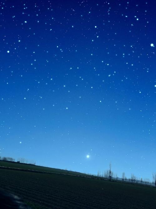 夜晚有星星