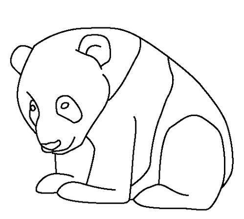 竹子熊猫的简笔画步骤大熊猫吃竹子简笔画图片简笔画教程国宝熊猫熊猫