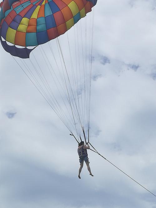 泰国快乐游,芭提雅海滩(跳伞)