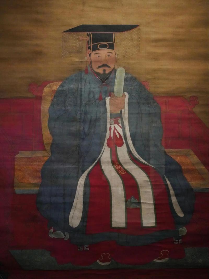 明代|岐阳武靖王李文忠冕服像.李文忠(1339年-1384年 - 抖音