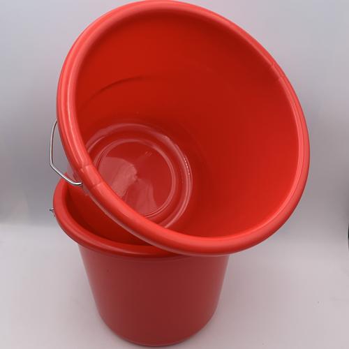 38加厚红桶家用塑料提水桶清洁圆形储水桶厂家货源两元店百货批发