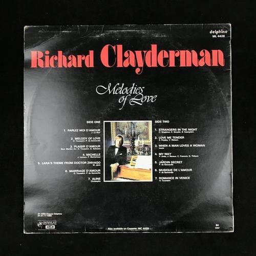 lp黑胶唱片 理查德·克莱德曼《爱的旋律》