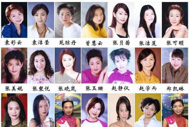 香港tvb189位女演员大合集能认识50位以上的都是牛人