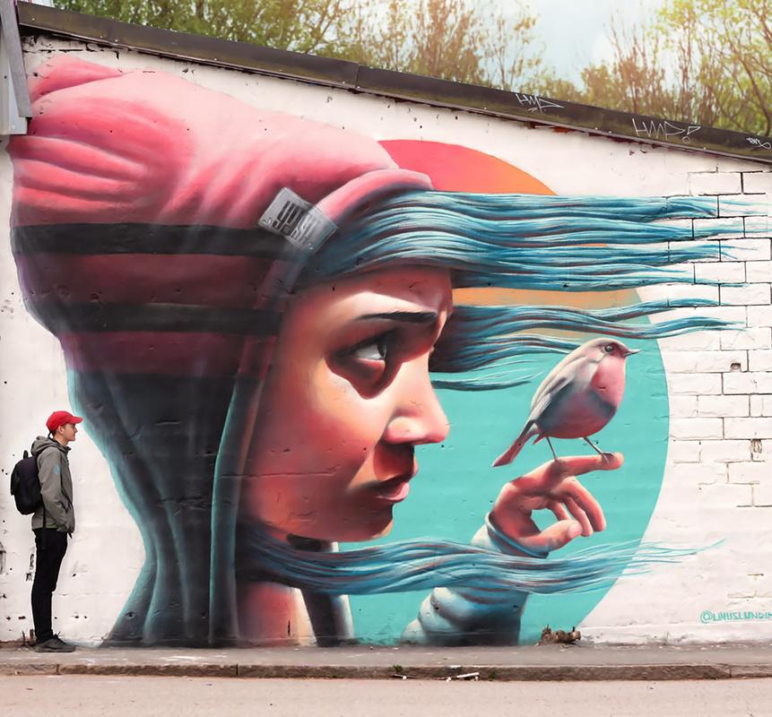 法国的街头彩绘艺术 转载自百家号作者:花草精灵