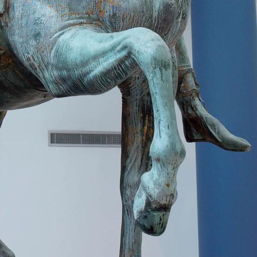 《马尔克·奥里略骑马像》佚名(古罗马)-雕塑作品欣赏(三百零三)_腾讯