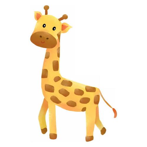 一只可爱的卡通长颈鹿2065770png图片免抠素材