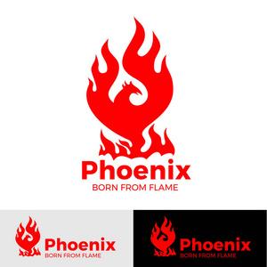 logo 模板形式,火和火焰和火花的鸟照片