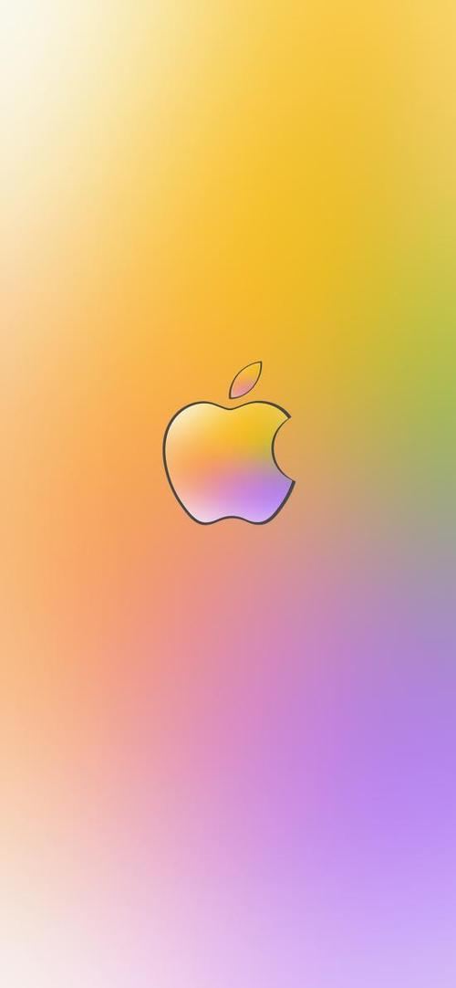 苹果logo品牌渐变iphone
