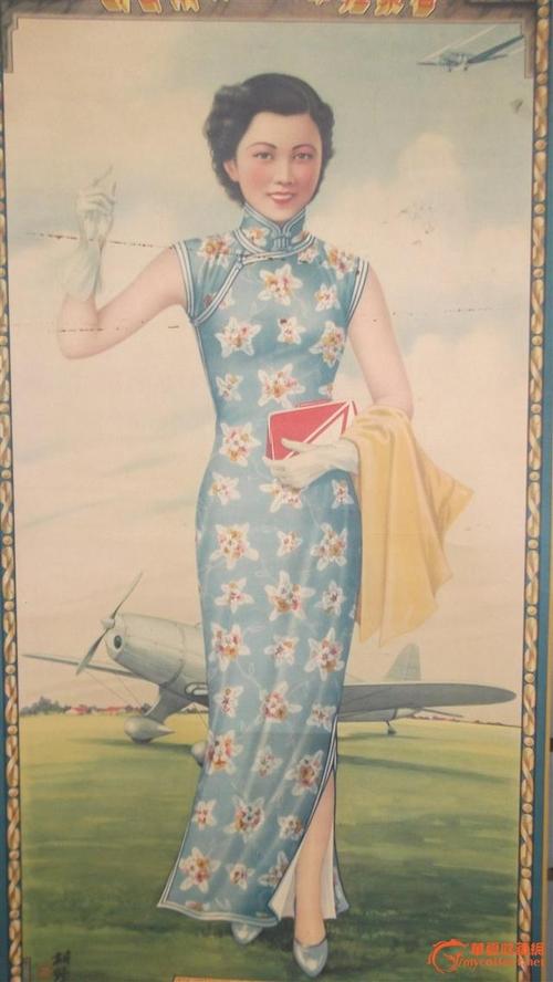 100年前的旗袍月份牌带你走进天津的民国春光