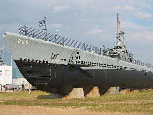 探秘二战猫鲨级鼓鱼号(uss drum ss-228)潜艇