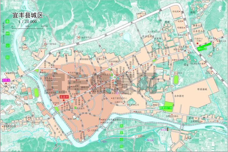 宜丰县地图