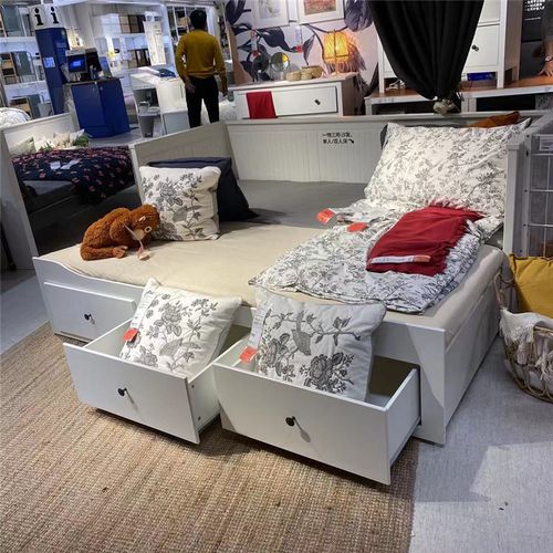 国内宜家代购汉尼斯坐卧两用框架沙发床单单人床沙发床