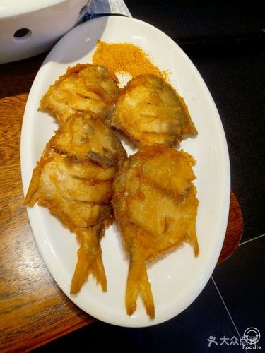 必点海鲜·海肠水饺(鞍山西道店)香炸野生鲳鱼图片